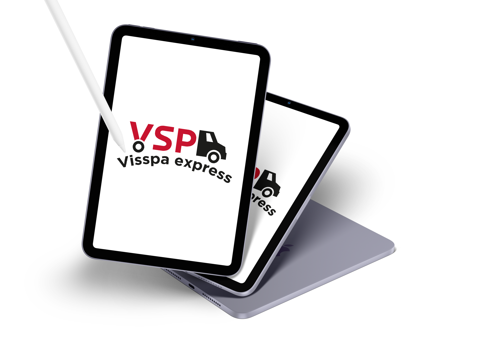 vsp, visspa express, logo design