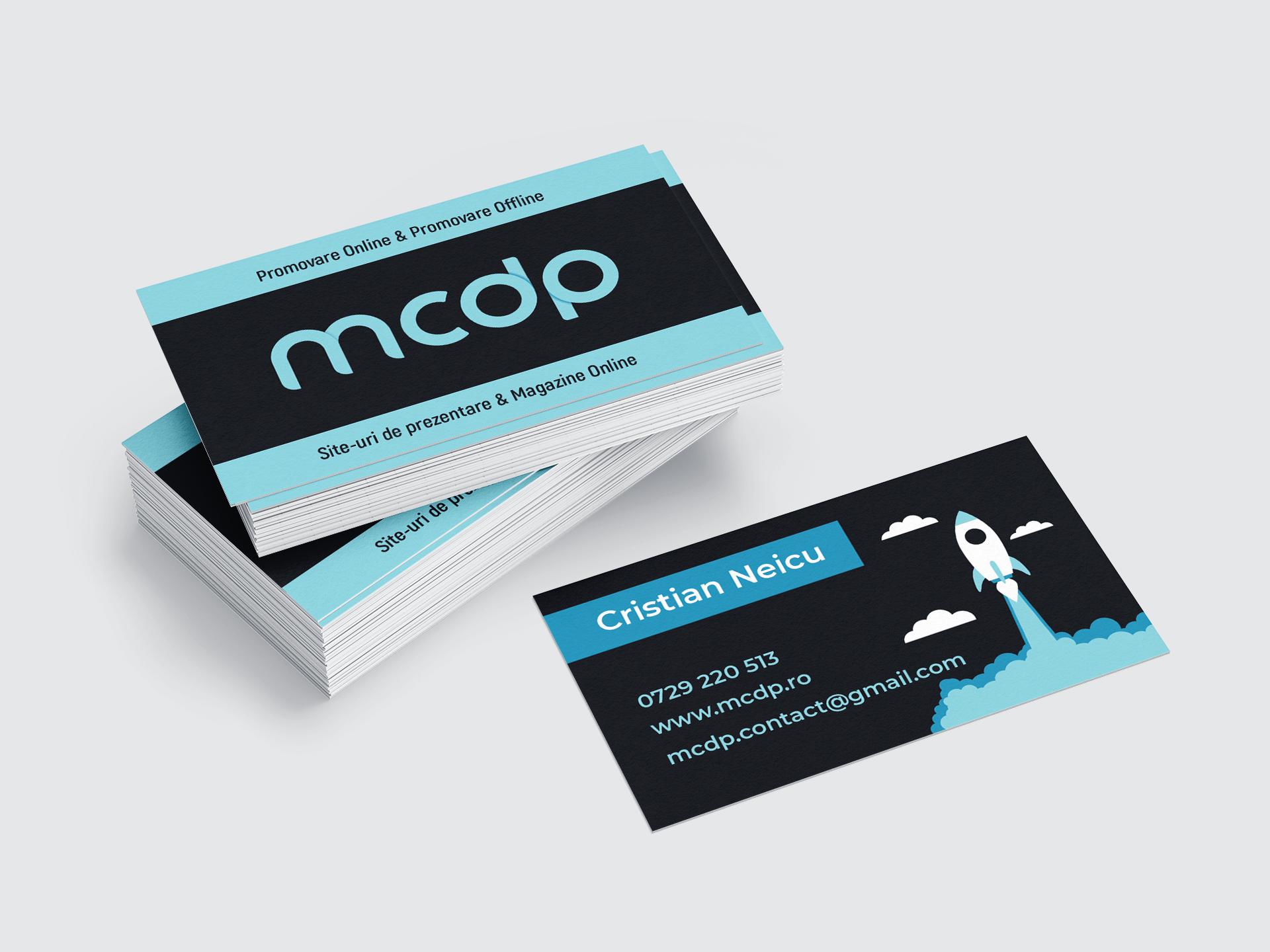 mcdp, design, carte de vizita